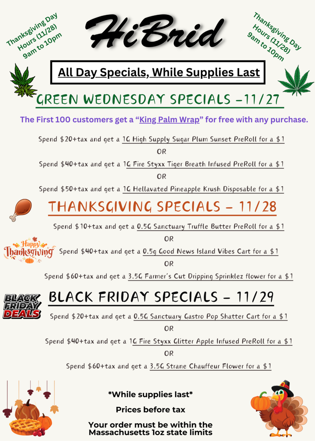 Thanksgiving Flyer
