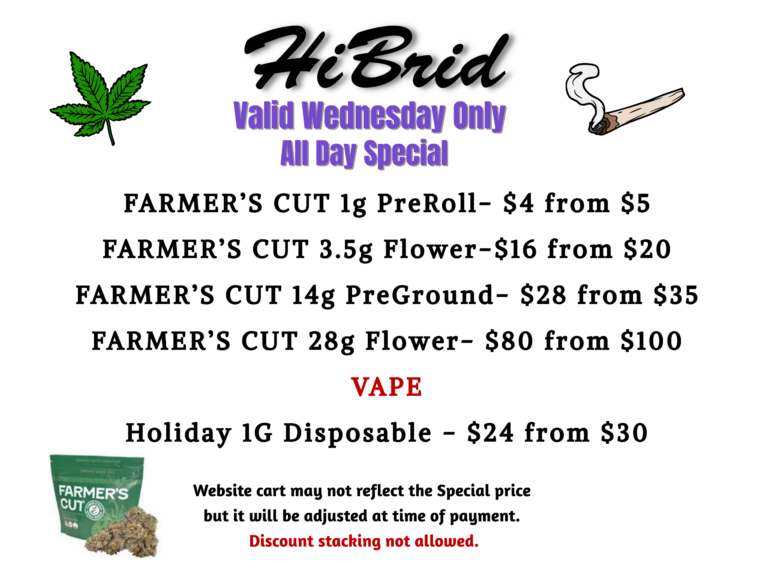 HiBrid - Farmer's cut special flyer