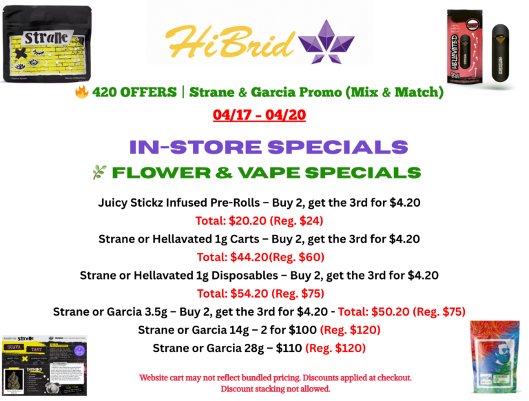 HiBrid Holistic 420 flyer